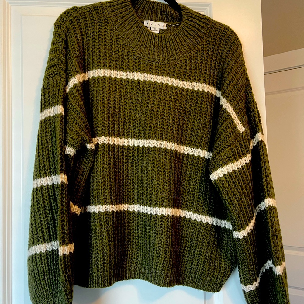 Lovely Olive Sweater